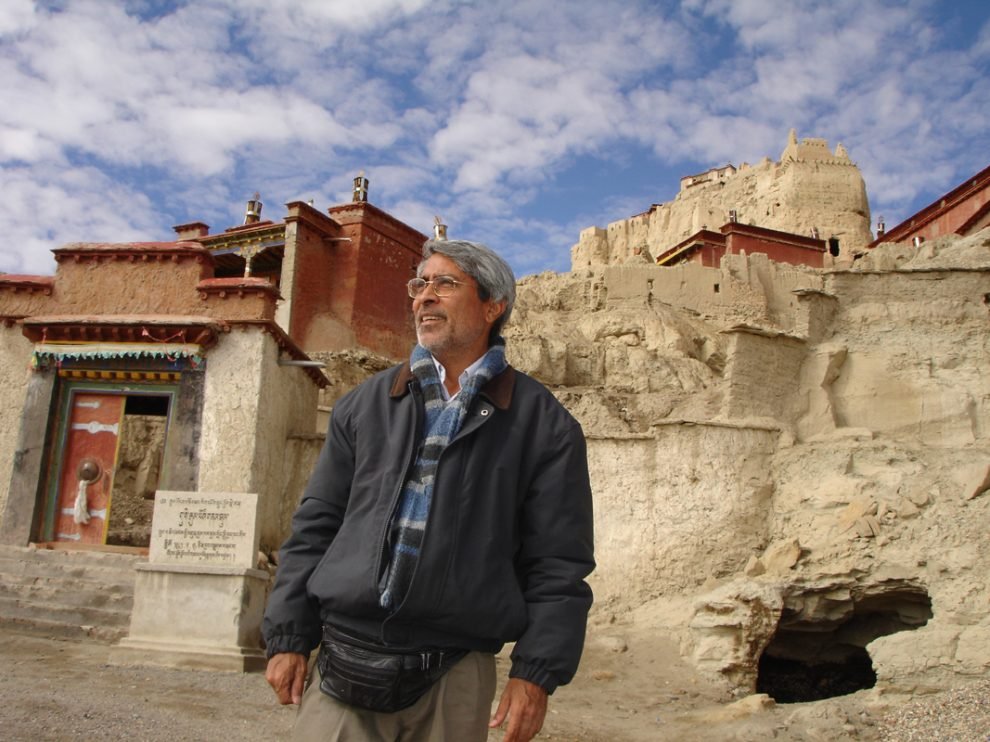 Benoy K Behl at Buddhist Monasteries