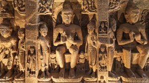 The captivating sculptures carved out of the rock at the Ajanta Caves