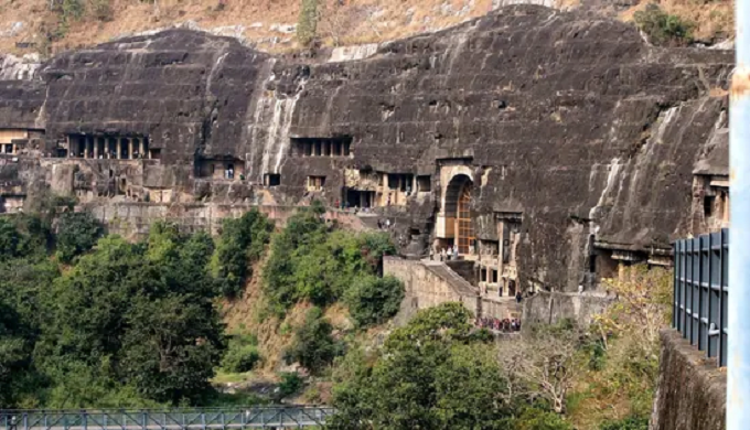 Ajanta Caves in India's Aurangabad district, are a UNESCO World Heritage Site